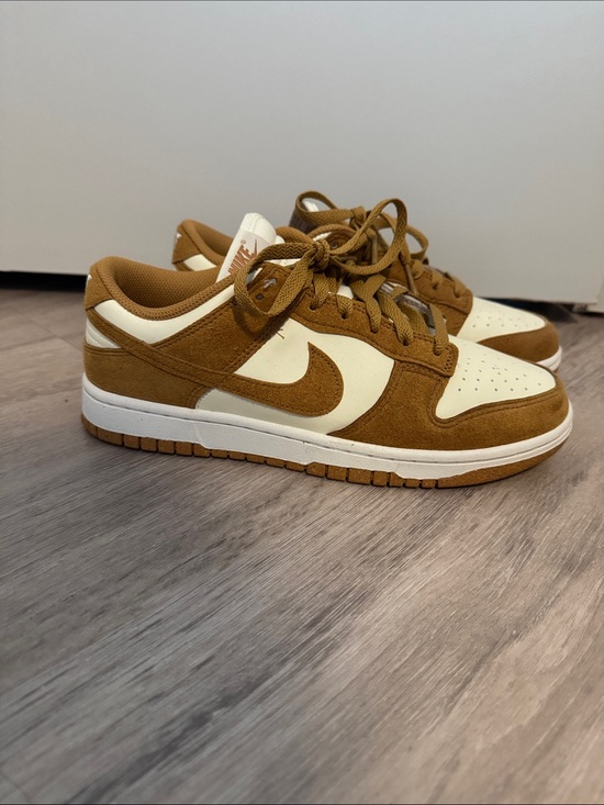 Nike Shoes - Nike Dunk Low Sneakers in Tan and Cream women’s 9